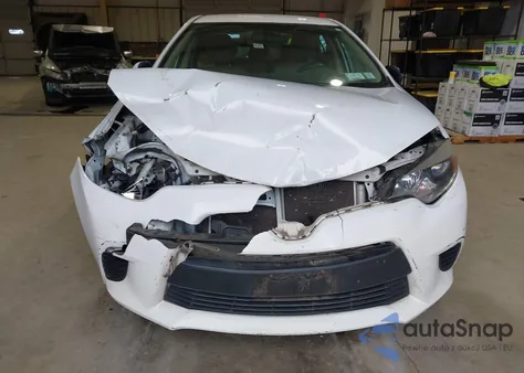 2014 Toyota Corolla Le z USA, uszkodzony, nr VIN 2T1BURHE5EC176654